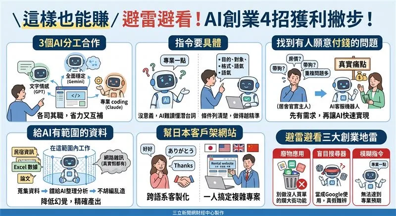三立新聞專題｜AI 創業 4 招獲利撇步